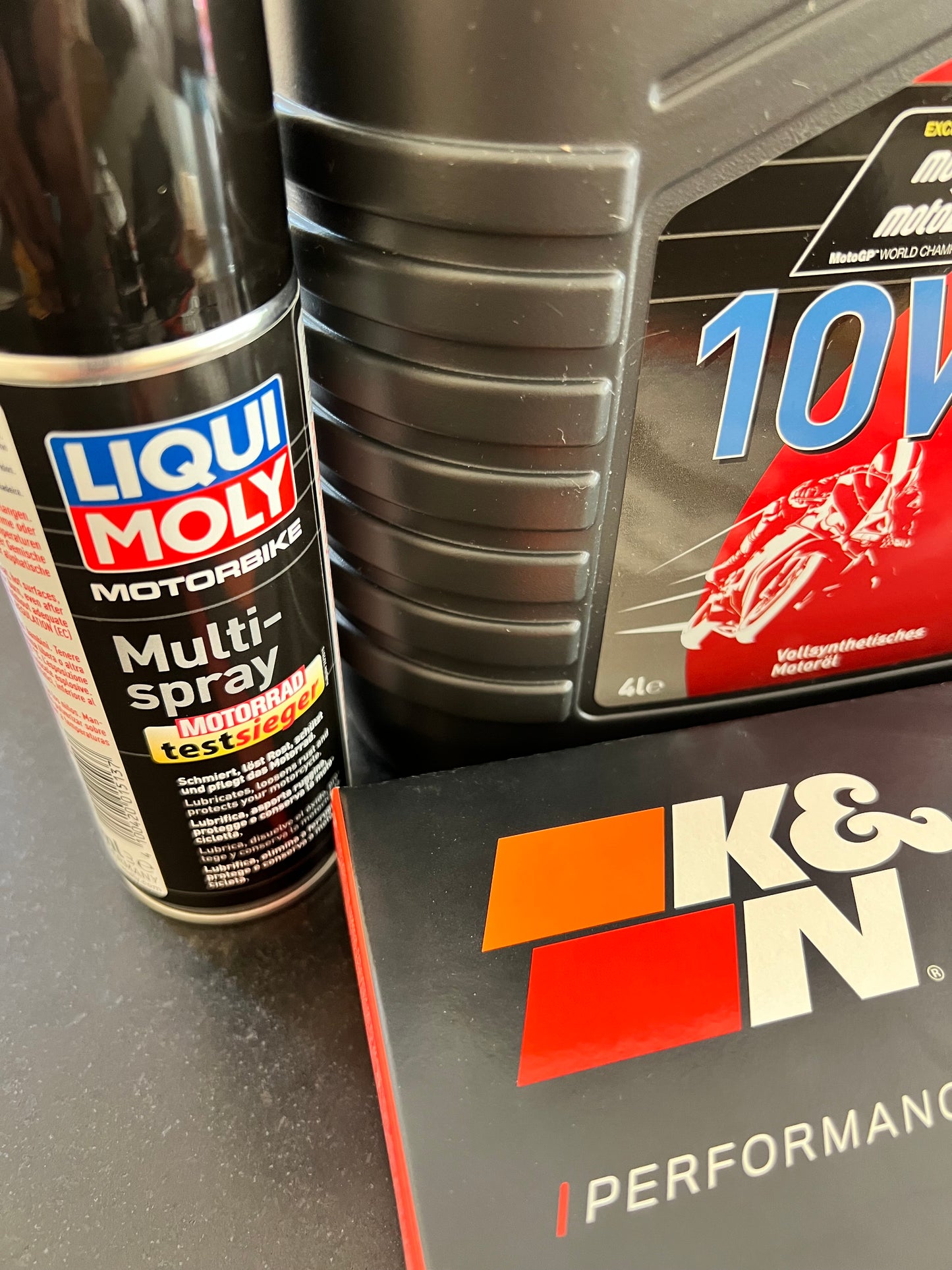 Full Service Kit Liqui Moly K&N Yamaha YZF R6 YZF-R6 Oil + Oil Filter + Air Filter + Spark Plugs - Jetguru