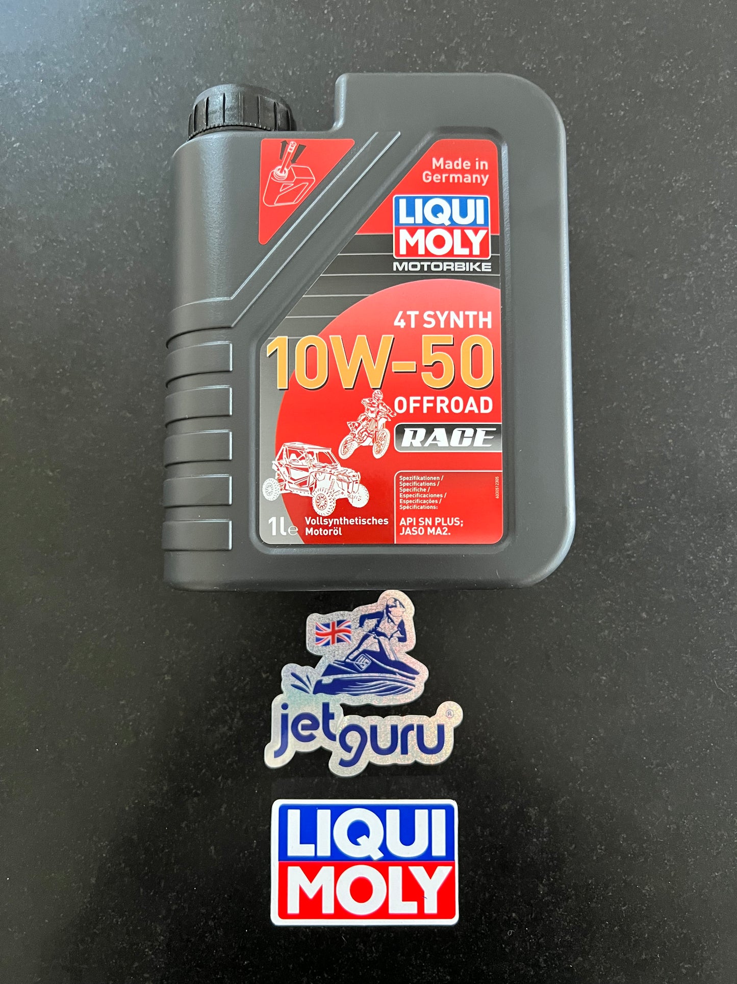 Liqui-Moly 4T Race Oil 10W50 4 Litres 3052 API SN PLUS JASO MA2 Synthetic