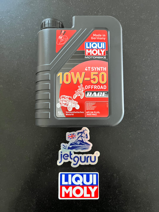 Liqui-Moly 4T Race Oil 10W50 4 Litres 3052 API SN PLUS JASO MA2 Synthetic