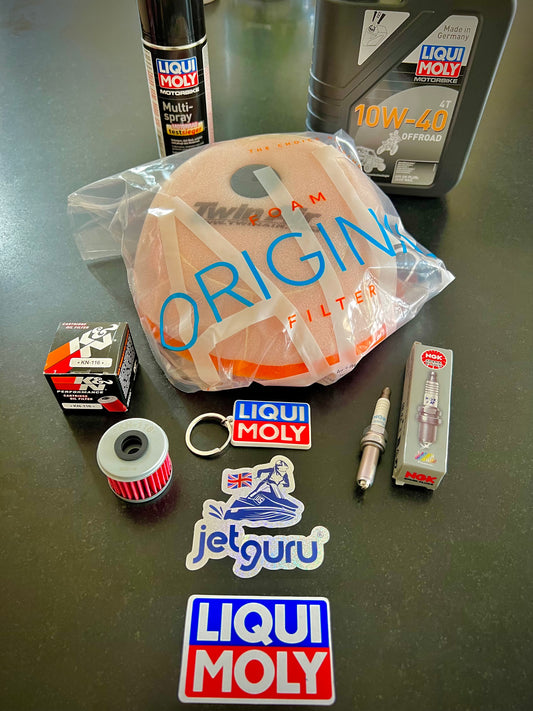 Honda CR-F 250 450 R 4T Full Service Kit - Liqui-Moly, NGK, K&N/Twin Air Filters, Oil & Spark Plug