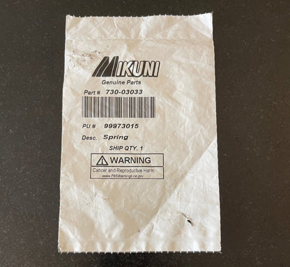 Mikuni pop off spring black 80g 730-03033