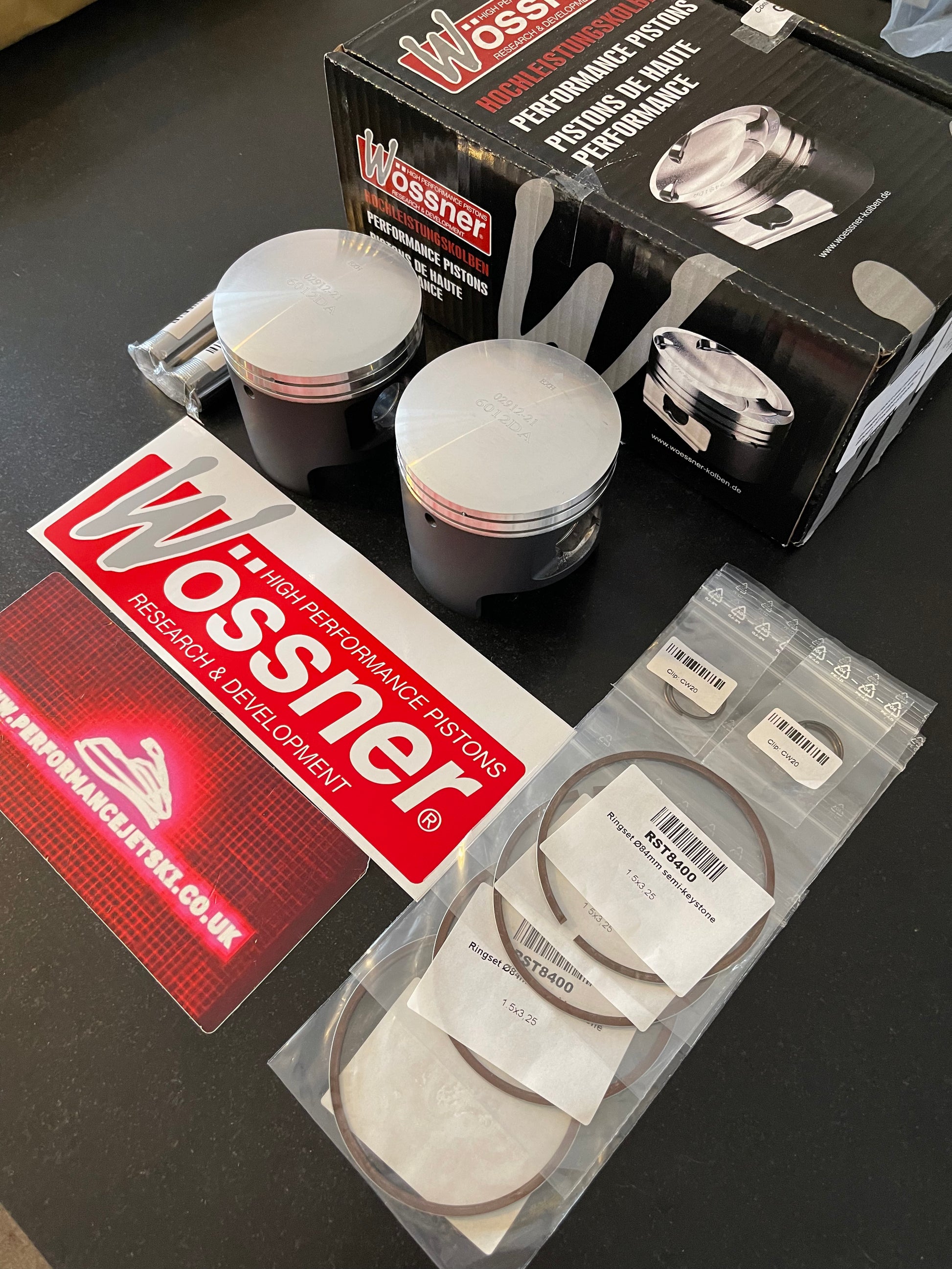 Wossner Dual Piston Kit for Yamaha 760 Jet Skis - Jetguru