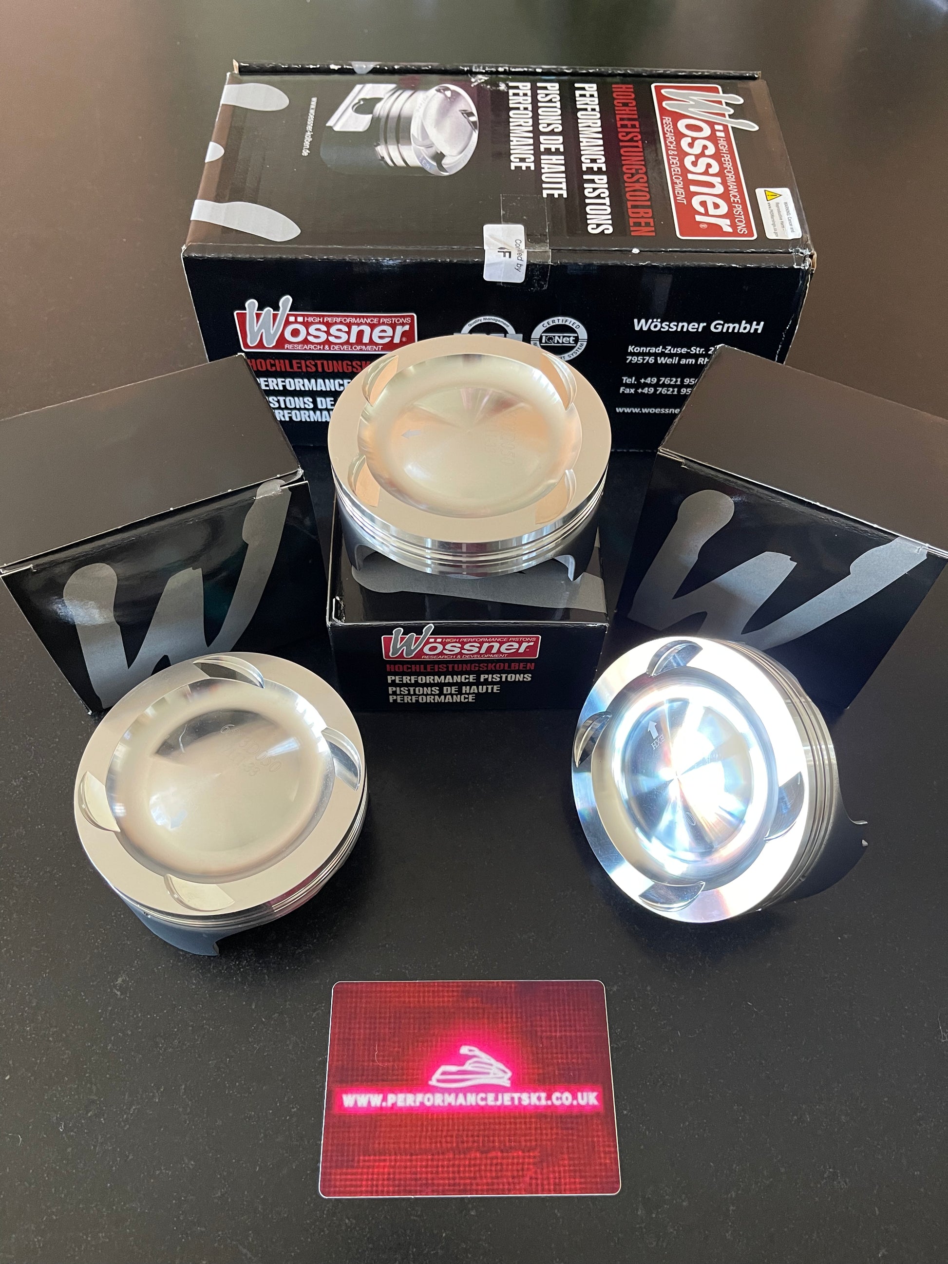 Wossner Forged Piston Kit for Sea Doo 4-TEC RXP / GTX 300 K6503DA - Jetguru